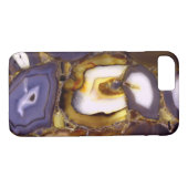 Paars bruin-wit-rotssteenpatroon Case-Mate iPhone case (Achterkant (Horizontaal))