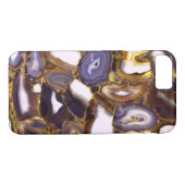 Paars bruin-wit-rotssteenpatroon Case-Mate iPhone case (Achterkant (Horizontaal))