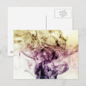 Paars bruine roky stof Abstract Briefkaart (Voorkant / Achterkant)