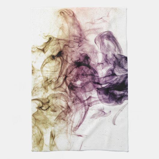 Paars bruine roky stof Abstract Theedoek (Verticaal)