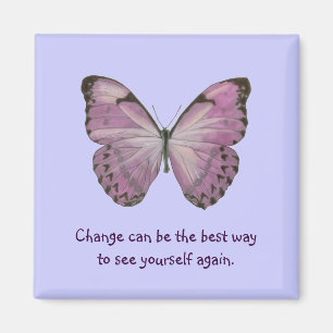 Paars Butterfly Magnet Magneet