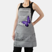 Paars Butterfly Rustic Personalized Schort (Insitu)