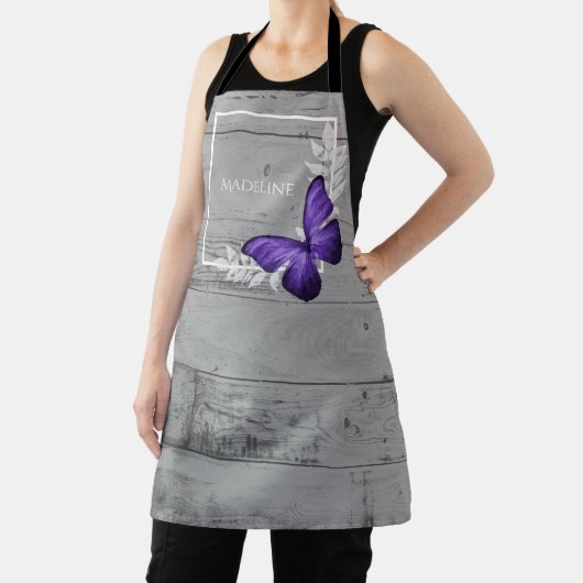 Paars Butterfly Rustic Personalized Schort (Insitu)