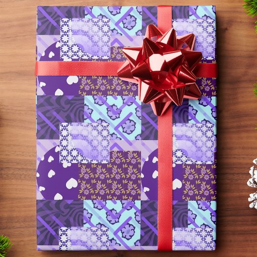 Paars Cadeaupapier