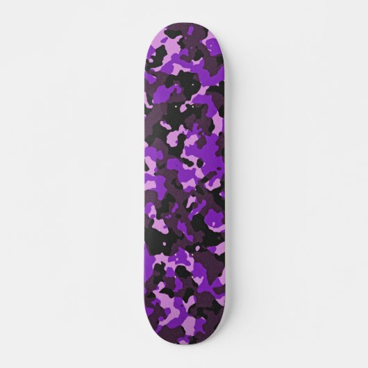 Paars camouflagepatroon skateboard (Voorkant)