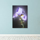 paars canvas afdruk (Insitu (Houten vloer))