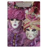 Paars carnavalskostuum, Venetië Klembord (Voorkant)