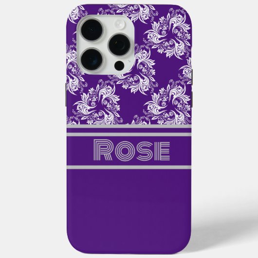 Paars Case-Mate iPhone Case (Achterkant)