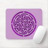 Paars Celtic Knot Design Muismat (Met muis)