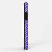 Paars Chevron Case-Mate iPhone Case (Achterkant/rechts)