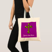 Paars Christelijk Tote Bag (Voorkant (product))