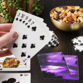 Paars Clouded Sky Pokerkaarten (Insitu)