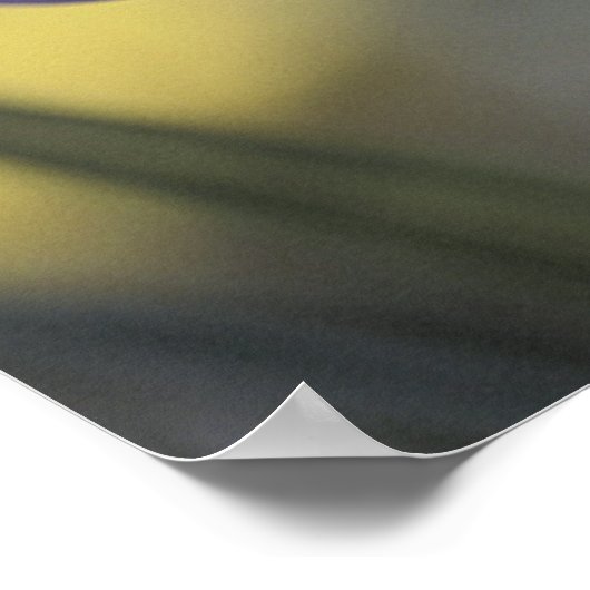 Paars Crocus poster (Hoek)