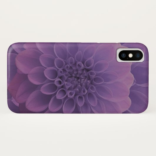 Paars Dahlia Case-Mate iPhone Case (Achterkant (horizontaal))