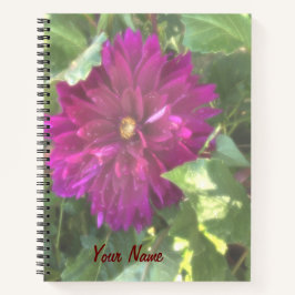 Paars Dahlia Notitieboek Journal