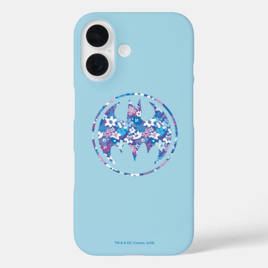Paars Daisy Bat Signal Case-Mate iPhone Case (Achterkant)