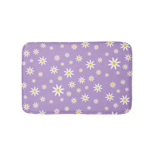 Paars Daisy Bath Mat