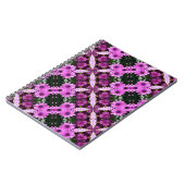 Paars Daisy Flowers Abstract Art Notitieboek (Linkerzijde)