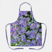 Paars Daisy Garden Schort (Voorkant)