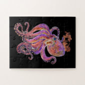 Paars Deep Zee Kraken Legpuzzel (Horizontaal)