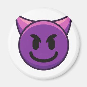 Paars Devil Emoji Magnet Magneet