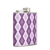 Paars diamantpatroon heupfles (Rechts)