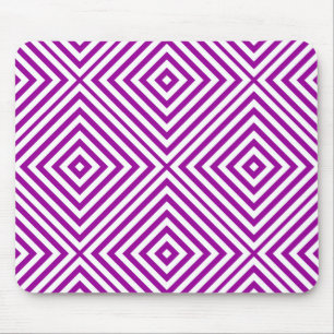 Paars Diamond Chevron Muismat