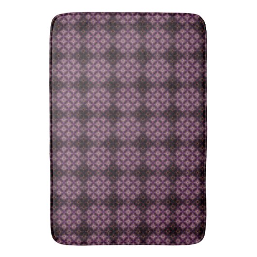 Paars Diamond Passion Pattern Badmat (Voorkant Verticaal)