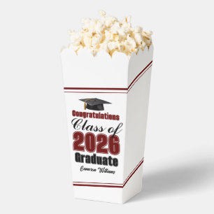 Paars diploma-uitreikingsfeestje 2026 maïs bedankdoosjes