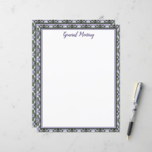 Paars donkergroen en wit fancy papiervel