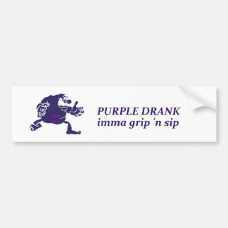 Paars Drink Bumpersticker
