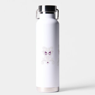 Paars, druiven, honingbloem, decoratief waterfles