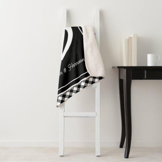 Paar's eerste kerstfeest bufferhuis Buffalo Pset Sherpa Deken (In situ)