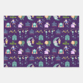 Paars | Eid Al-Fitr Mubarak Inpakpapier Vel (Voorkant 2)