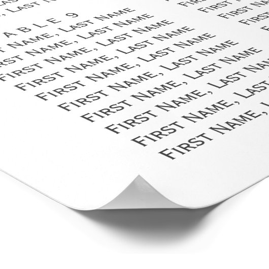 Paars Elegant Waterverf Floral Wedding Poster (Hoek)