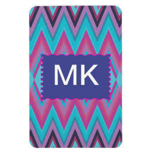 Paars en Aqua Stammen Magneet