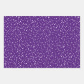 Paars en blauw 15e Birthday Wrapping Paper (Voorkant 3)