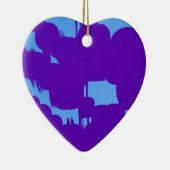 paars en blauw 788212 abstracte kunst keramisch ornament (Rechts)