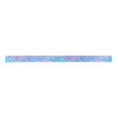 Paars en blauw glitter- en spaarpatroon lint (Voorkant)