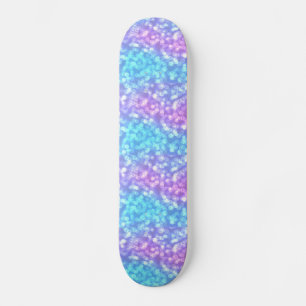 Paars en blauw skateboard