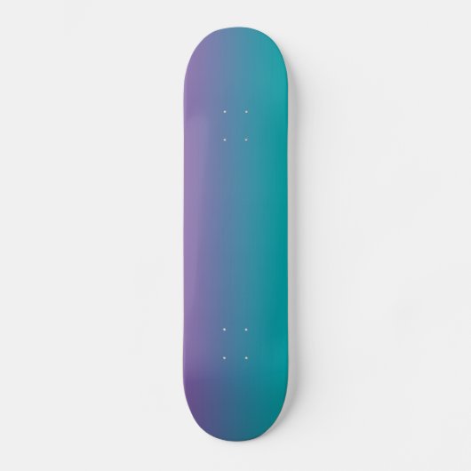 Paars en Blauwgroen Skateboard (Voorkant)
