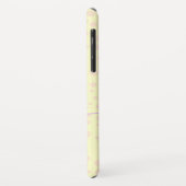 Paars en citroengeel, schattig gepersonaliseerd Case-Mate iPhone case (Achterkant/links)