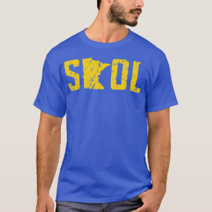 Paars en geel T-shirt