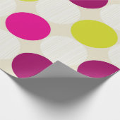 Paars en gelg cadeaupapier (Hoek)