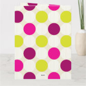 Paars en gelg kaart (Achterkant)