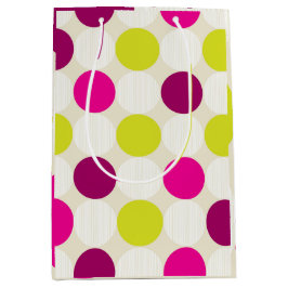 Paars en gelg medium cadeauzakje