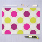 Paars en gelg tissuepapier (Craft)