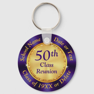 Paars en goud, 50-jarige reunion Souvenirs, Sleutelhanger