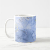 Paars en goud koffiemok (Links)