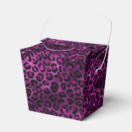 Paars en Goud Luipaard Serie Design 3  Bedankdoosjes